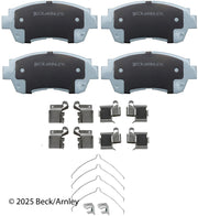 Beck/Arnley 085-6379 1992-2001 Toyota Camry Disc Brake Pad Set