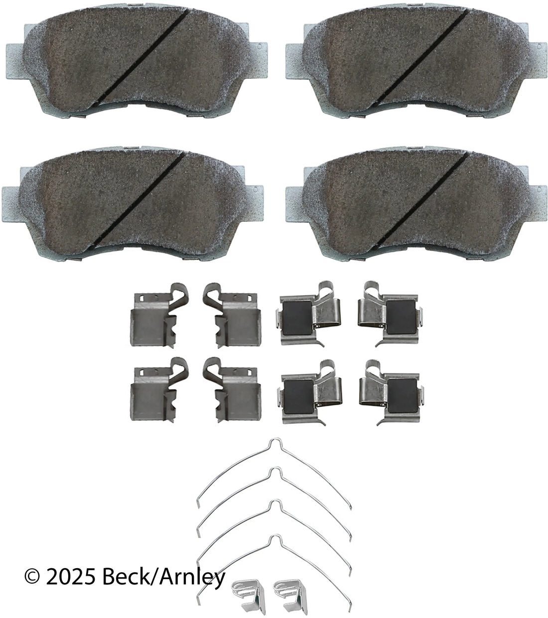 Beck/Arnley 085-6379 1992-2001 Toyota Camry Disc Brake Pad Set