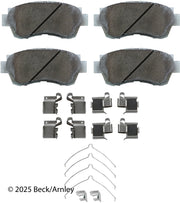 Beck/Arnley 085-6379 1992-2001 Toyota Camry Disc Brake Pad Set