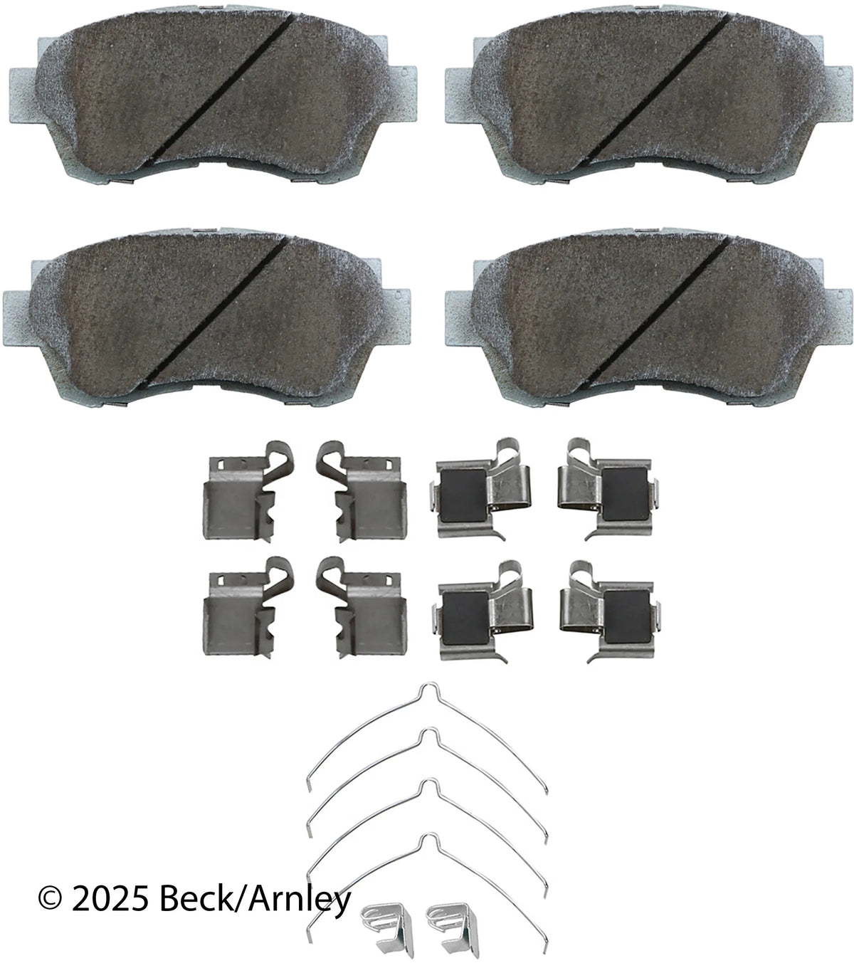 Beck/Arnley 085-6379 1992-2001 Toyota Camry Disc Brake Pad Set