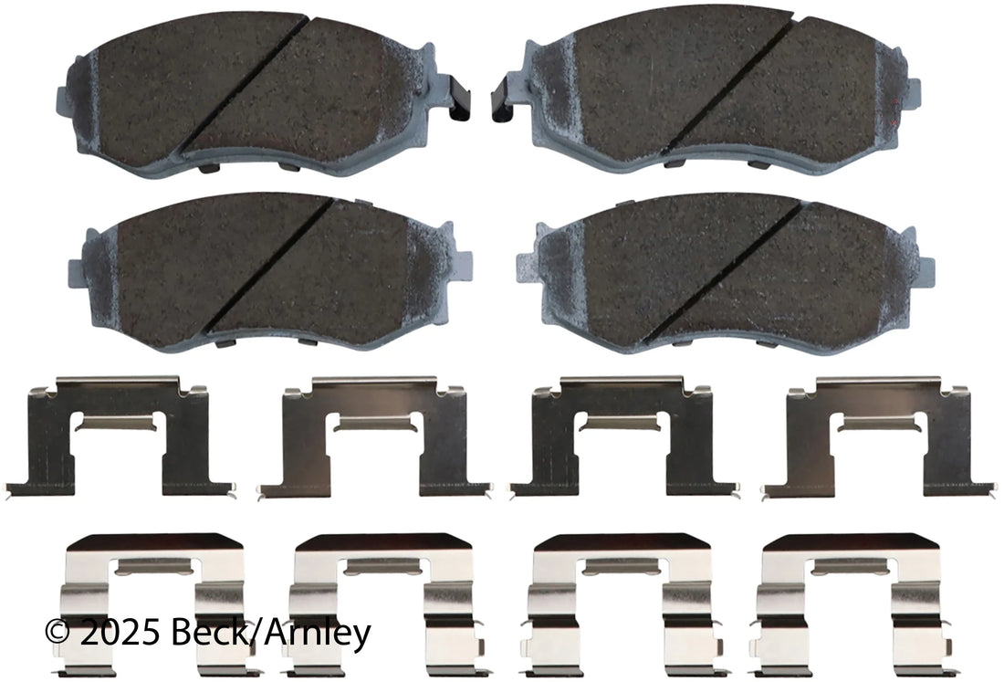 Beck/Arnley 085-6381 2000-2006 Nissan Sentra Disc Brake Pad Set