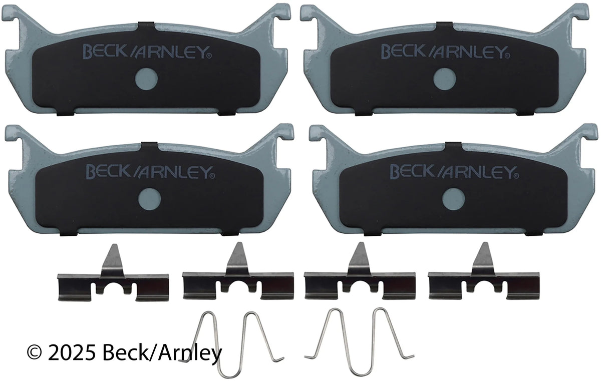 Beck/Arnley 085-6389 1991-1994 Mercury Tracer Disc Brake Pad Set