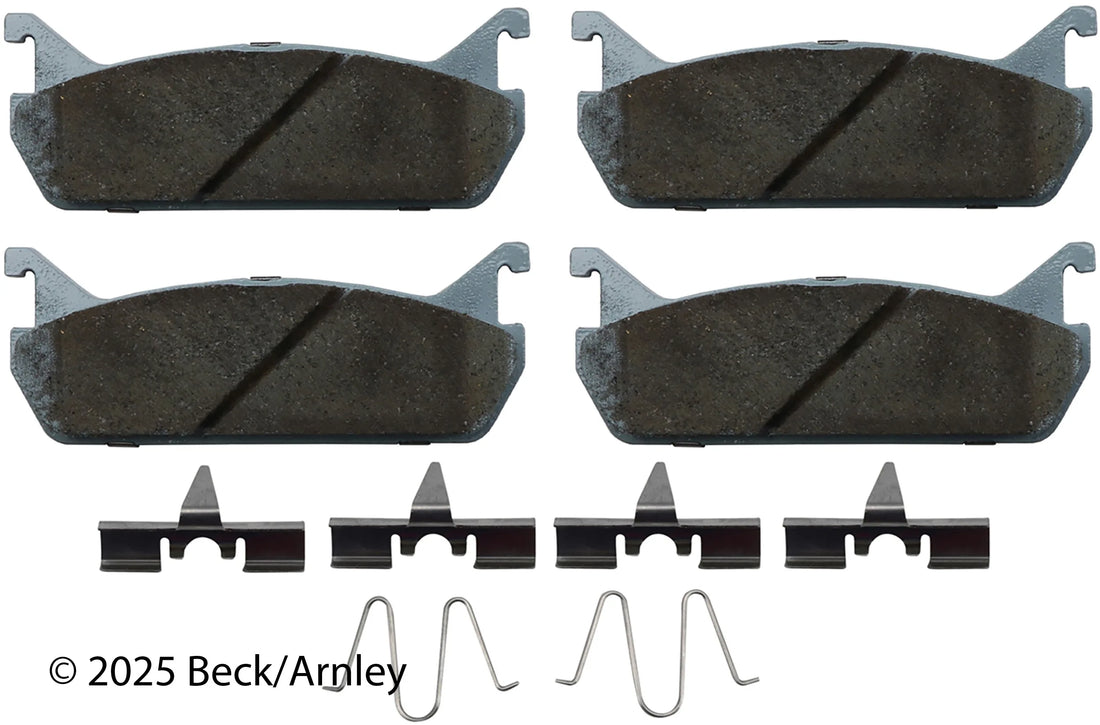 Beck/Arnley 085-6389 1991-1994 Mercury Tracer Disc Brake Pad Set