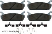 Beck/Arnley 085-6389 1991-1994 Mercury Tracer Disc Brake Pad Set