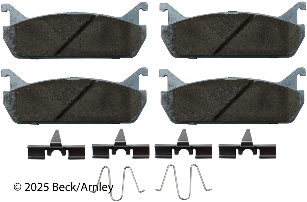Beck/Arnley 085-6389 1991-1994 Mercury Tracer Disc Brake Pad Set