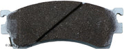 Beck/Arnley 085-6471 1999-2003 Mazda Protege Disc Brake Pad Set