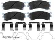 Beck/Arnley 085-6471 1999-2003 Mazda Protege Disc Brake Pad Set