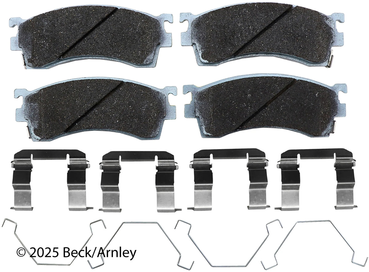 Beck/Arnley 085-6471 1999-2003 Mazda Protege Disc Brake Pad Set