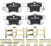 Beck/Arnley 085-6498 2007-2012 Acura RDX Disc Brake Pad Set