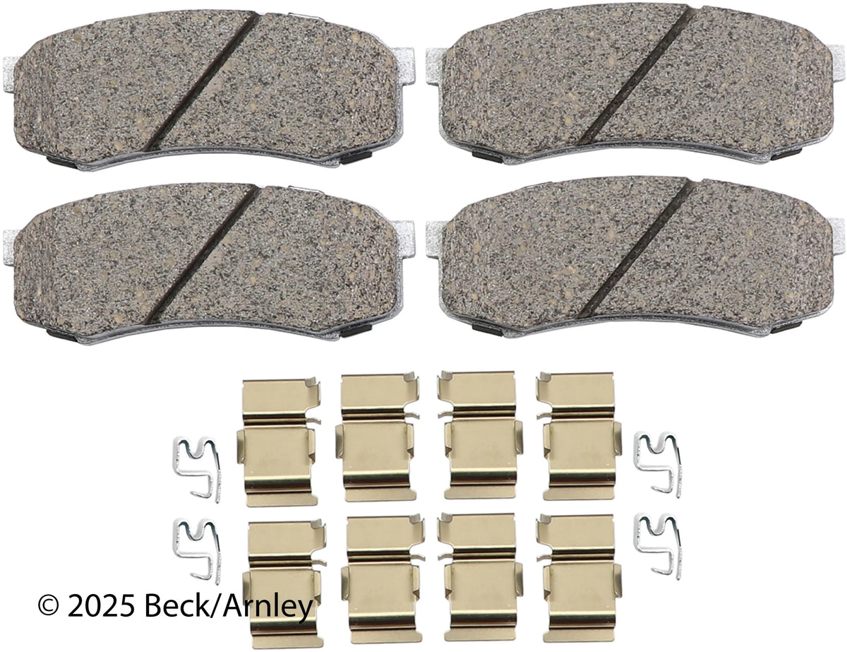 Beck/Arnley 085-6502 2003-2024 Toyota 4Runner Disc Brake Pad Set