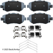 Beck/Arnley 085-6506 2002-2010 Lexus SC430 Disc Brake Pad Set