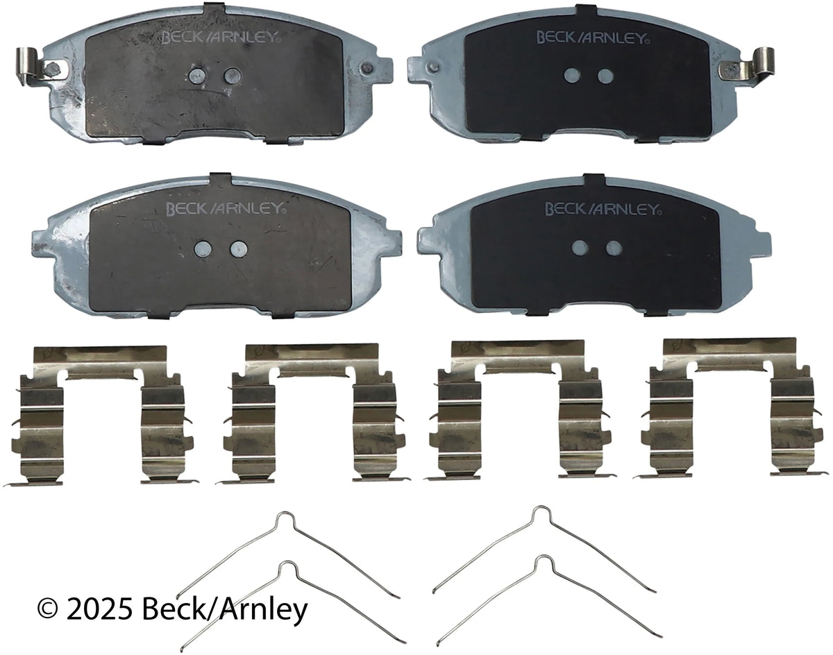 Beck/Arnley 085-6514 2007-2013 Suzuki SX4 Disc Brake Pad Set