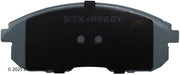 Beck/Arnley 085-6514 2007-2013 Suzuki SX4 Disc Brake Pad Set