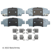 Beck/Arnley 085-6534 1998-2002 Toyota Corolla Disc Brake Pad Set