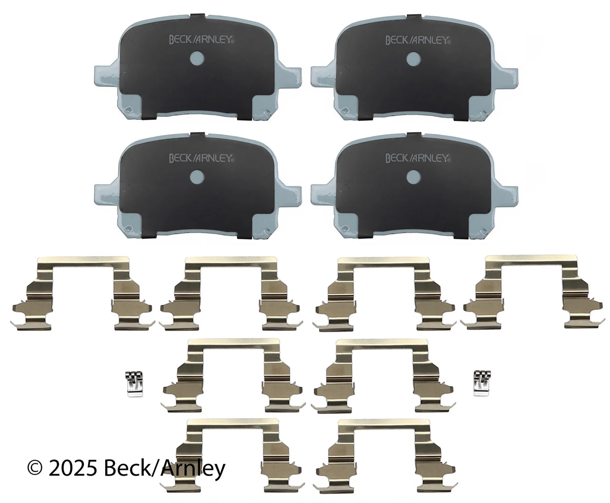 Beck/Arnley 085-6538 1998-2004 Toyota Avalon Disc Brake Pad Set