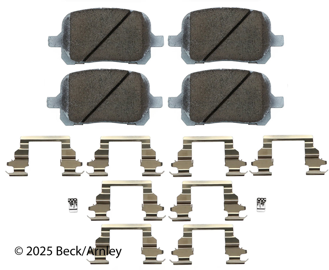 Beck/Arnley 085-6538 1998-2004 Toyota Avalon Disc Brake Pad Set
