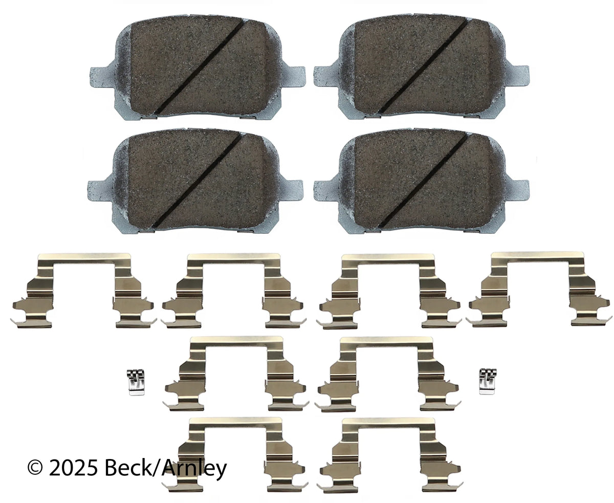 Beck/Arnley 085-6538 1998-2004 Toyota Avalon Disc Brake Pad Set