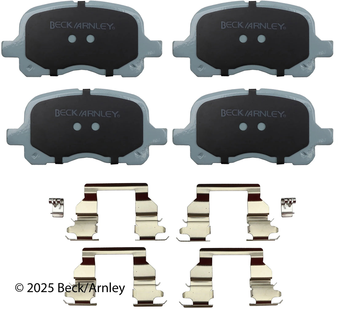 Beck/Arnley 085-6553 1998-2002 Chevrolet Prizm Disc Brake Pad Set