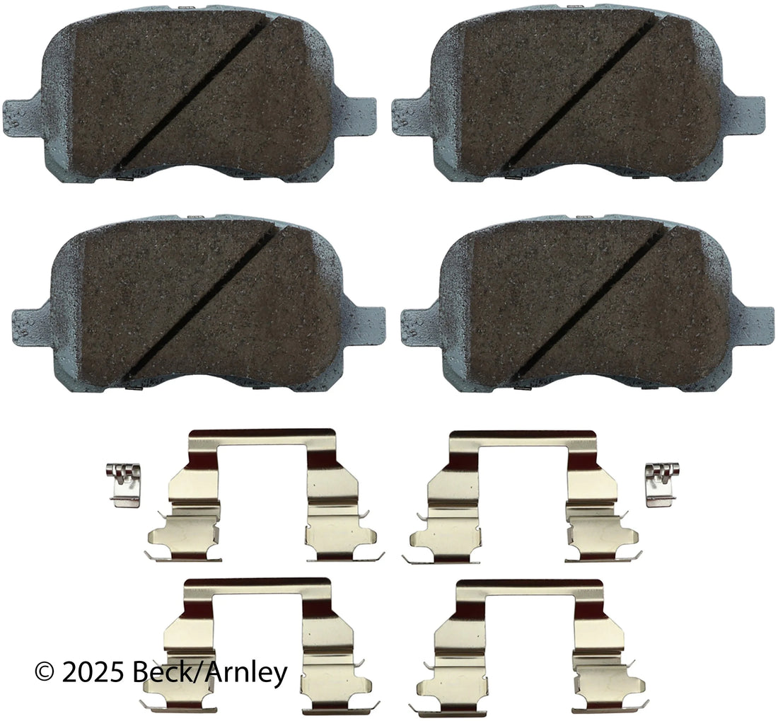 Beck/Arnley 085-6553 1998-2002 Chevrolet Prizm Disc Brake Pad Set