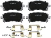 Beck/Arnley 085-6554 1998-2002 Subaru Forester Disc Brake Pad Set