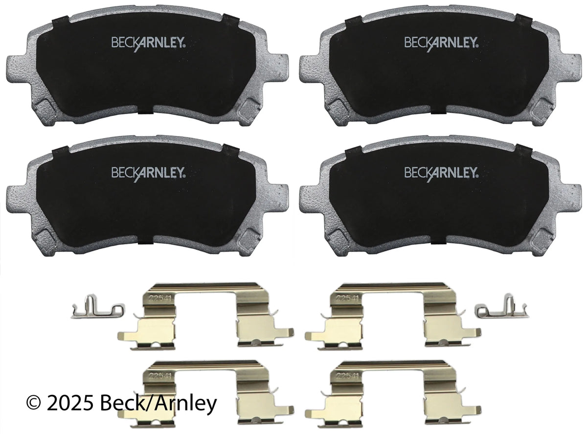 Beck/Arnley 085-6554 1998-2002 Subaru Forester Disc Brake Pad Set