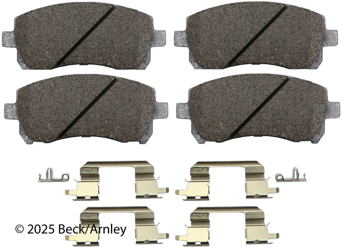 Beck/Arnley 085-6554 1998-2002 Subaru Forester Disc Brake Pad Set
