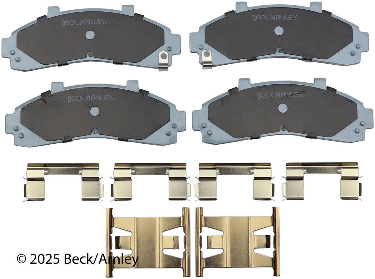 Beck/Arnley 085-6556 1995-2004 Mazda B2300 Disc Brake Pad Set