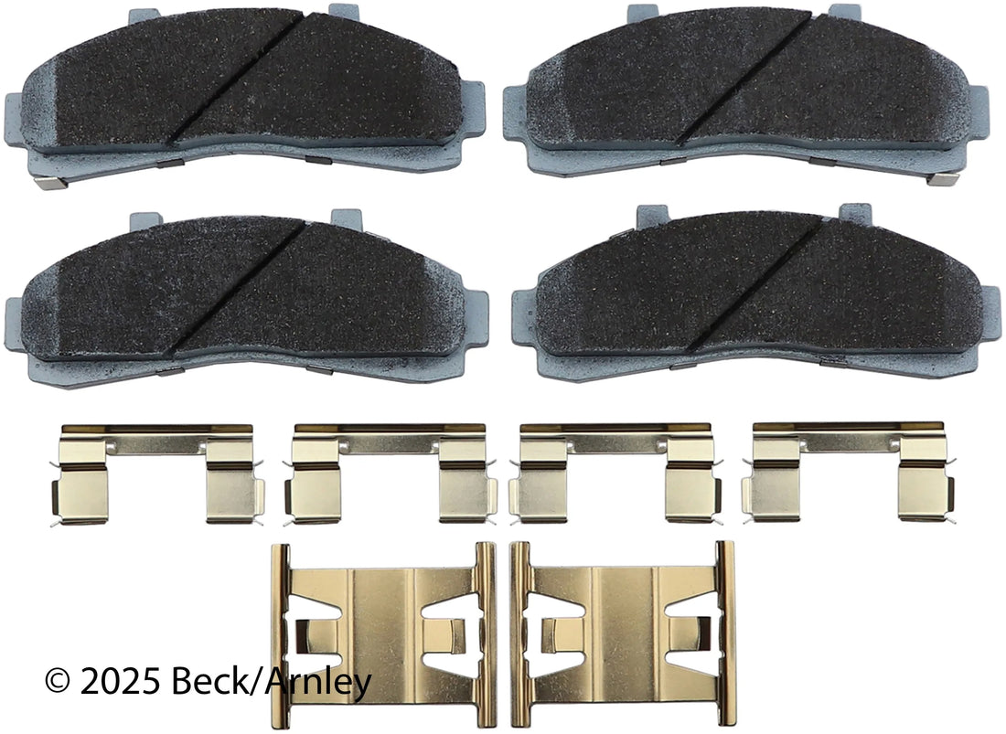 Beck/Arnley 085-6556 1995-2004 Mazda B2300 Disc Brake Pad Set