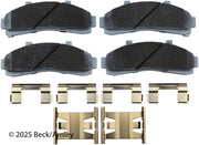 Beck/Arnley 085-6556 1995-2004 Mazda B2300 Disc Brake Pad Set