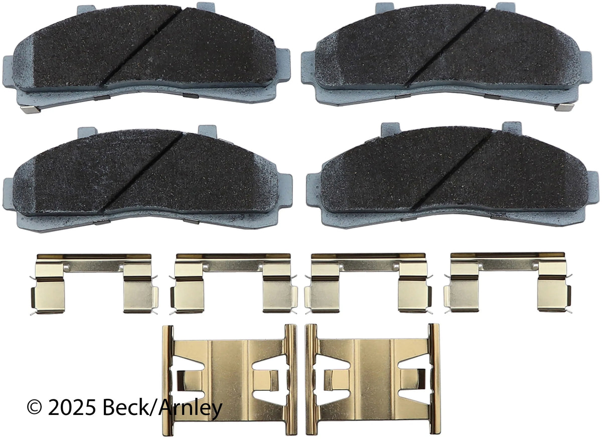 Beck/Arnley 085-6556 1995-2004 Mazda B2300 Disc Brake Pad Set
