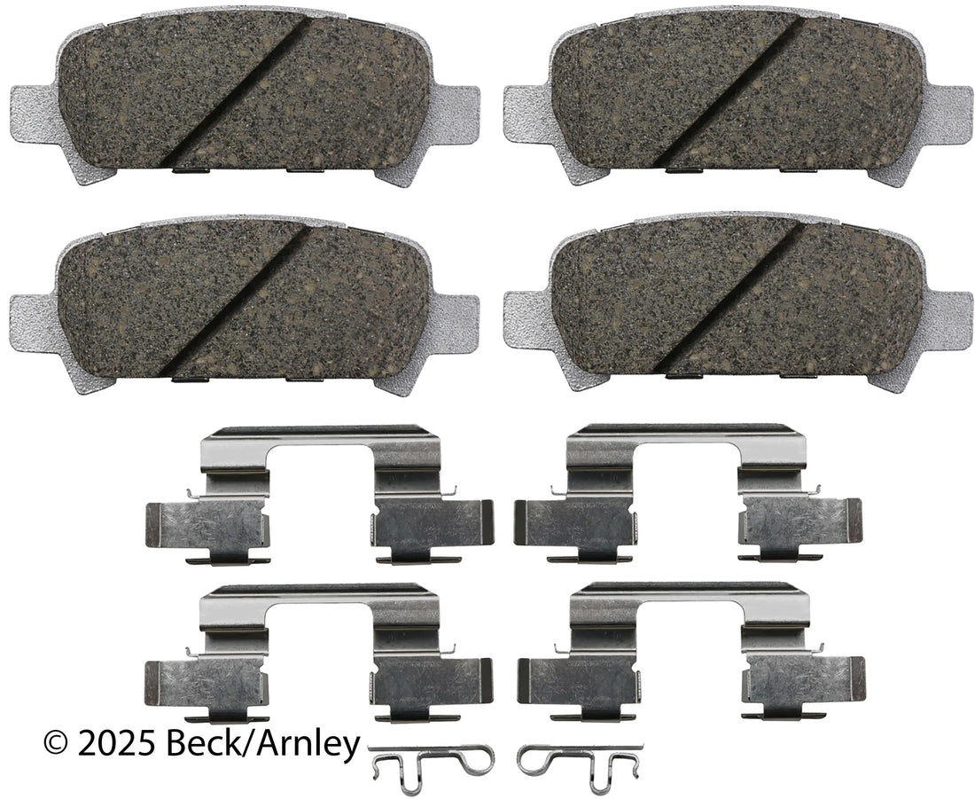 Beck/Arnley 085-6573 2000-2009 Subaru Legacy Disc Brake Pad Set