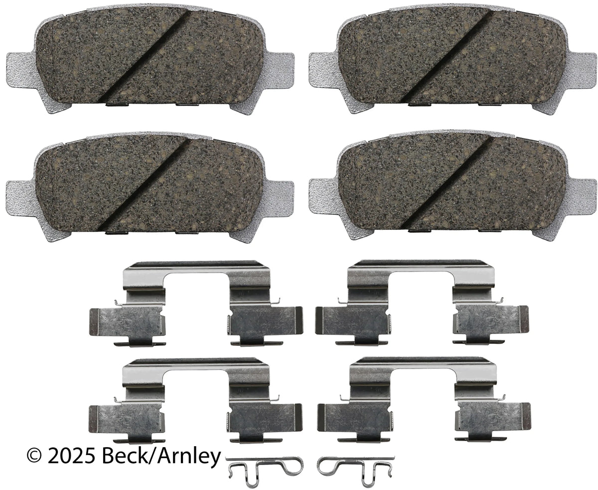 Beck/Arnley 085-6573 2000-2009 Subaru Legacy Disc Brake Pad Set