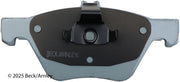 Beck/Arnley 085-6578 2007-2009 Mercedes-Benz E350 Disc Brake Pad Set