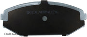 Beck/Arnley 085-6605 1999-2004 Honda Odyssey Disc Brake Pad Set