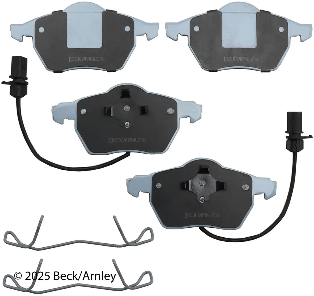 Beck/Arnley 085-6608 2000-2006 Audi A4 Disc Brake Pad Set