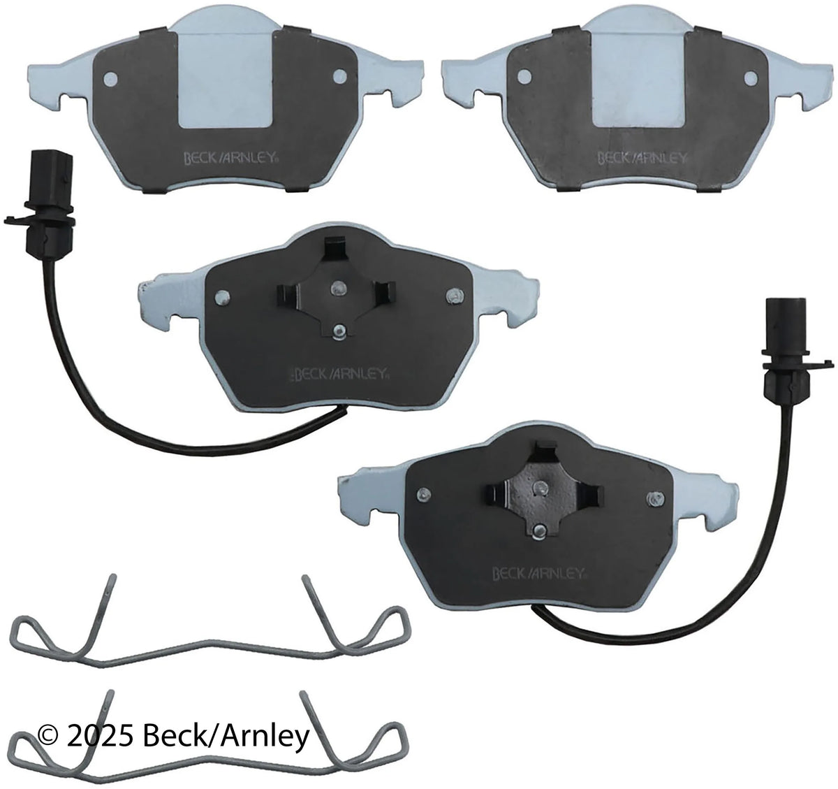 Beck/Arnley 085-6608 2000-2006 Audi A4 Disc Brake Pad Set