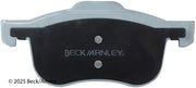 Beck/Arnley 085-6615 2001-2009 Volvo S60 Disc Brake Pad Set