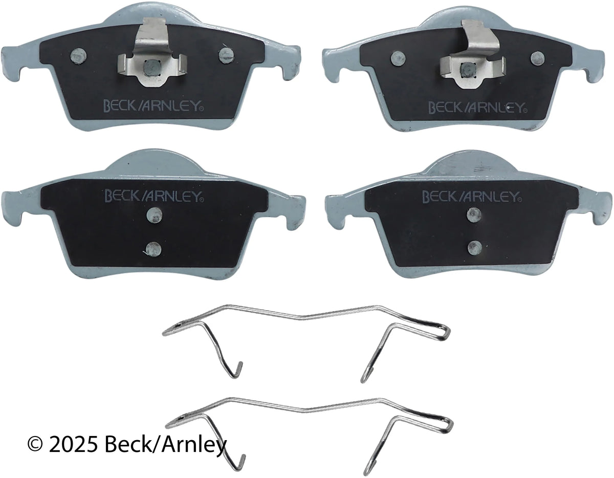 Beck/Arnley 085-6616 2001-2009 Volvo S60 Disc Brake Pad Set