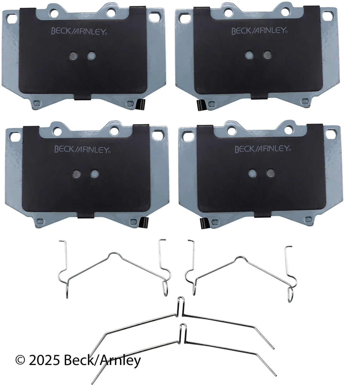 Beck/Arnley 085-6618 2001-2004 Toyota Sequoia Disc Brake Pad Set