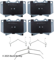 Beck/Arnley 085-6618 2001-2004 Toyota Sequoia Disc Brake Pad Set