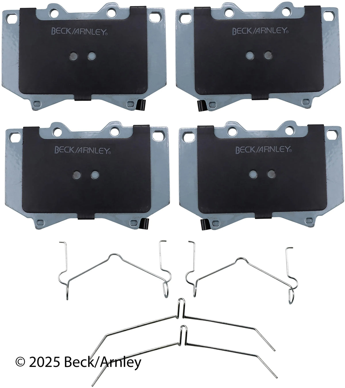 Beck/Arnley 085-6618 2001-2004 Toyota Sequoia Disc Brake Pad Set