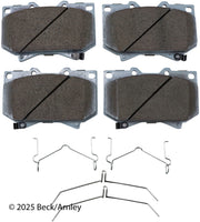 Beck/Arnley 085-6618 2001-2004 Toyota Sequoia Disc Brake Pad Set