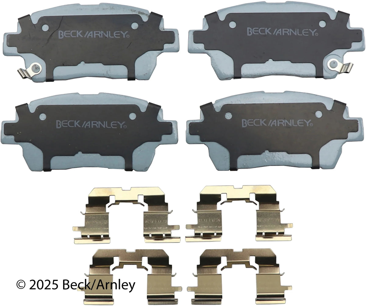 Beck/Arnley 085-6621 2001-2009 Toyota Prius Disc Brake Pad Set