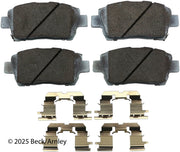 Beck/Arnley 085-6621 2001-2009 Toyota Prius Disc Brake Pad Set