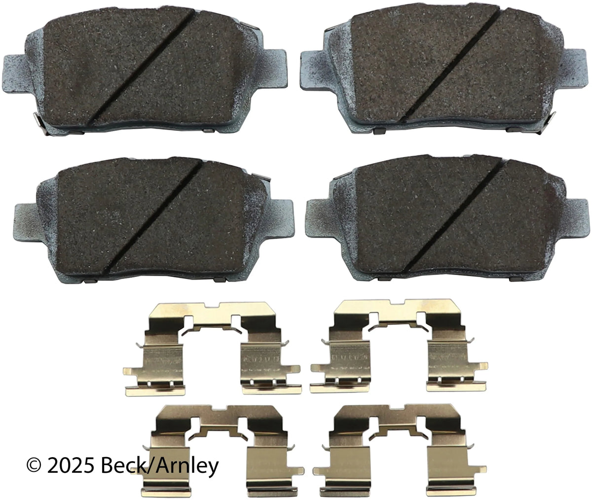 Beck/Arnley 085-6621 2001-2009 Toyota Prius Disc Brake Pad Set