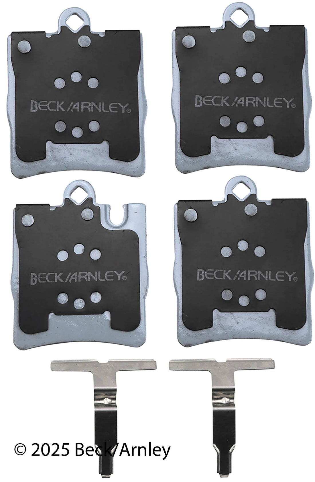 Beck/Arnley 085-6629 2009-2011 Mercedes-Benz SLK300 Disc Brake Pad Set