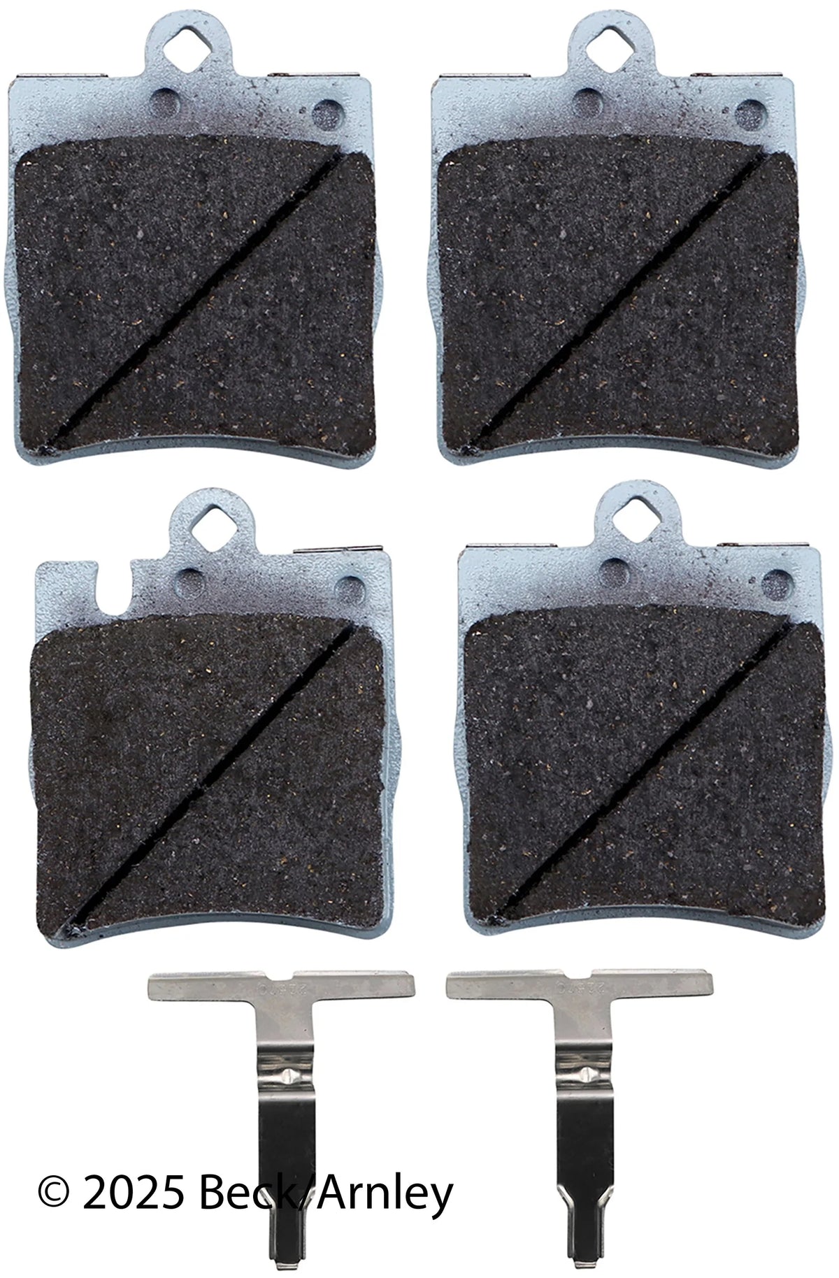 Beck/Arnley 085-6629 2009-2011 Mercedes-Benz SLK300 Disc Brake Pad Set