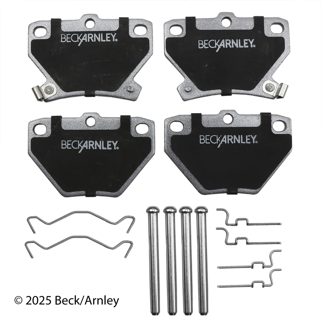 Beck/Arnley 085-6636 2005-2006 Toyota Corolla Disc Brake Pad Set