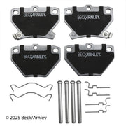 Beck/Arnley 085-6636 2005-2006 Toyota Corolla Disc Brake Pad Set