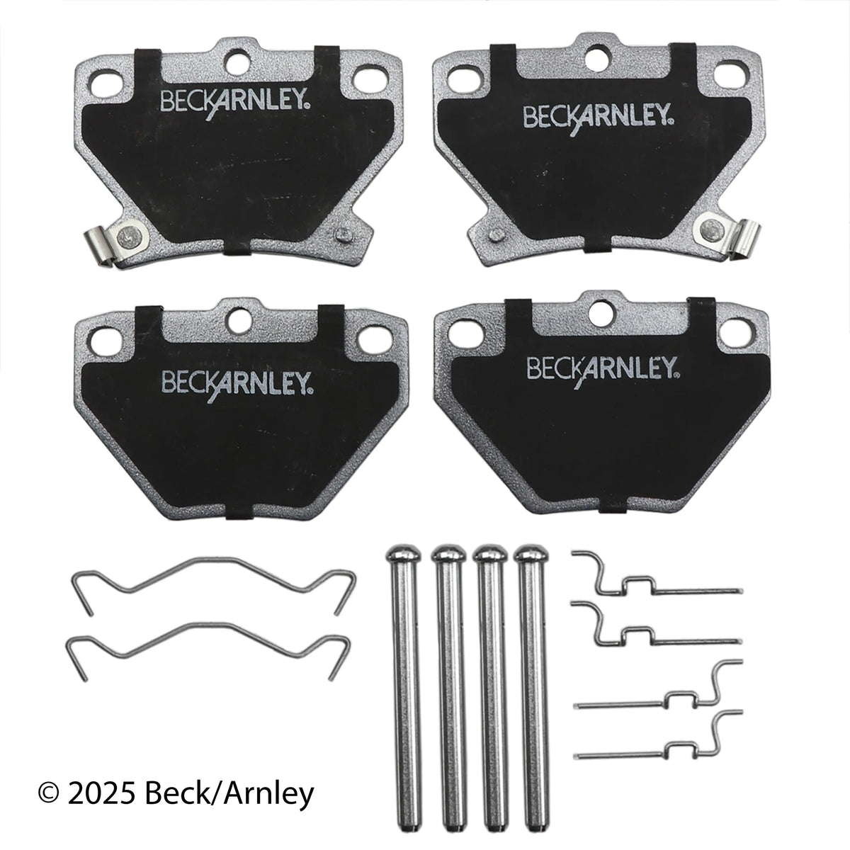 Beck/Arnley 085-6636 2005-2006 Toyota Corolla Disc Brake Pad Set